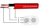 Cáp điện lực dẹt hạ thế 2-3 lõi ruột đồng cách điện PVC hoặc XLPE vỏ PVC hoặc HDPE CVVf CXVf CXEf